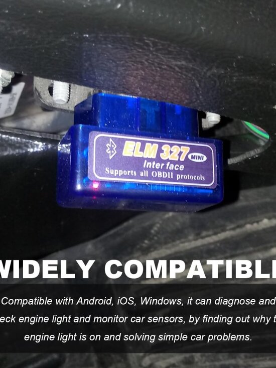 OBDII Car Auto Diagnostic Scanner, Automotive Bluetooth Scan Tool and Code Reade - Picture 3 of 6